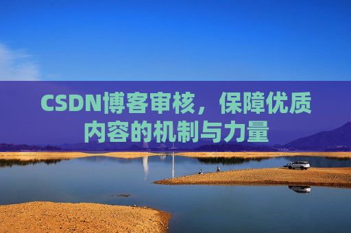 CSDN博客审核，保障优质内容的机制与力量